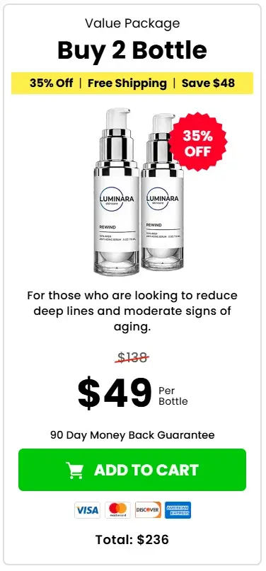 Luminara Rewind -  2 bottles – order now